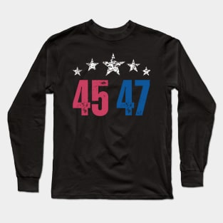 45 47 donald trump Long Sleeve T-Shirt